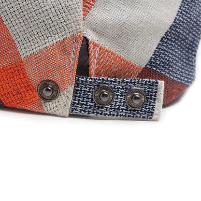 New Multicolour Plaid Beret Women Casual Sun Visor Flat Hat Vintage Fashion Berets Men Newsboy Caps Summer Button Adjustable