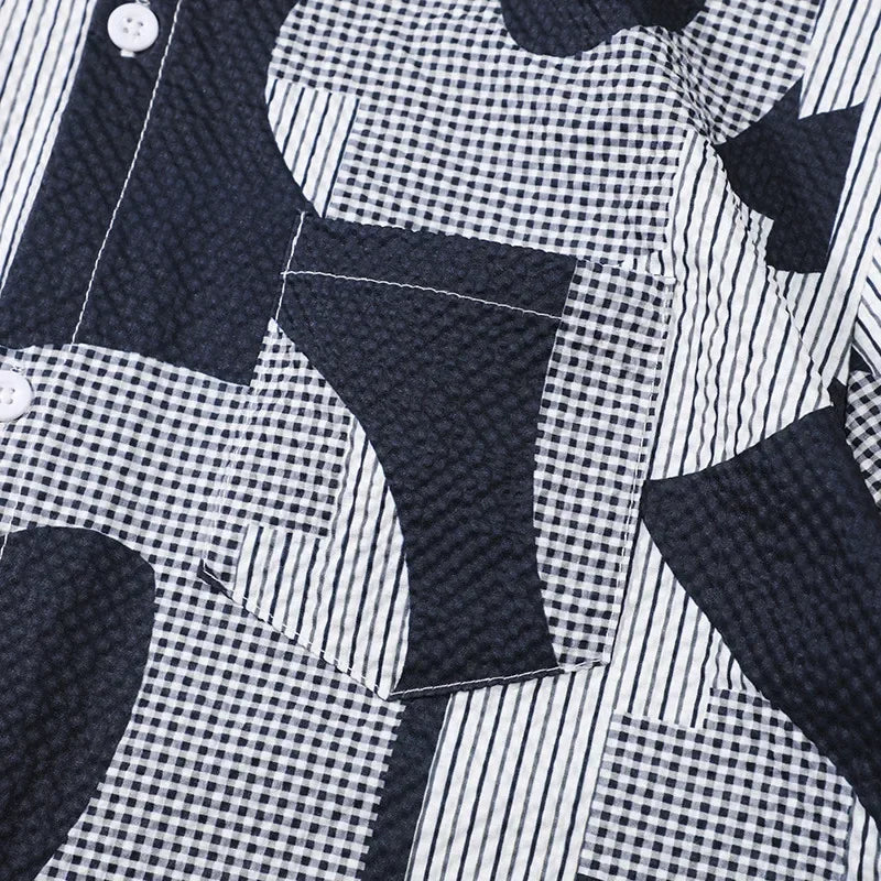 Summer Thin Printed Shirtturtleneck Cardigan Half-Sleeved Top,Travel and Vacation Beach Flower Shirt,Short Sleeved Shirt for Men